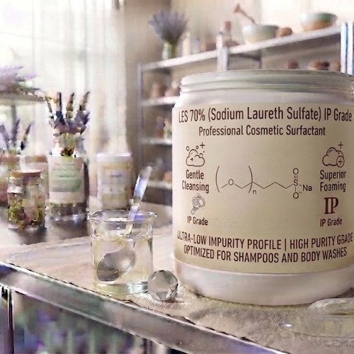 LES 70% (Sodium Laureth Sulfate) IP Grade – Professional Cosmetic Surfactant bulk wholesale