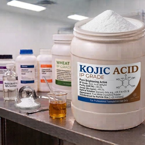 Kojic Acid IP Grade – Pure Brightening Active bulk wholesale